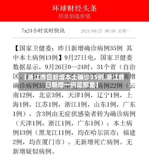 【浙江昨日新增本土确诊35例,浙江昨日新增一例是那里】-第2张图片