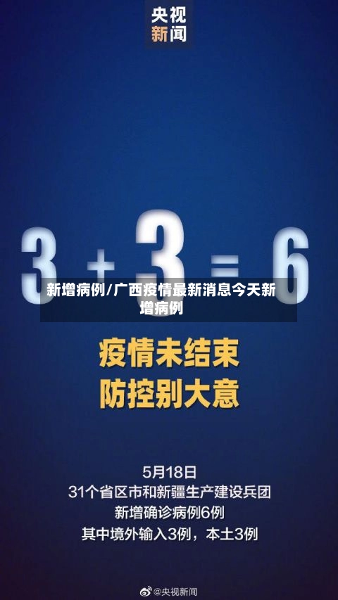 新增病例/广西疫情最新消息今天新增病例-第3张图片