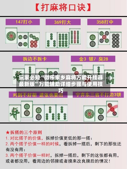 玩家必知“微乐家乡麻将万能开挂器最新版	”万能辅助详细步骤与使用技巧-第3张图片