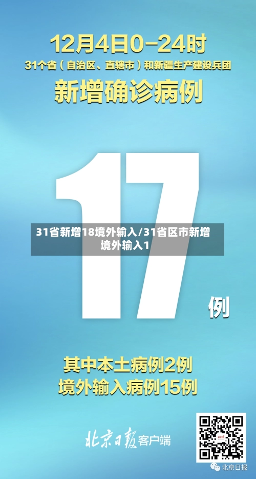 31省新增18境外输入/31省区市新增境外输入1-第2张图片