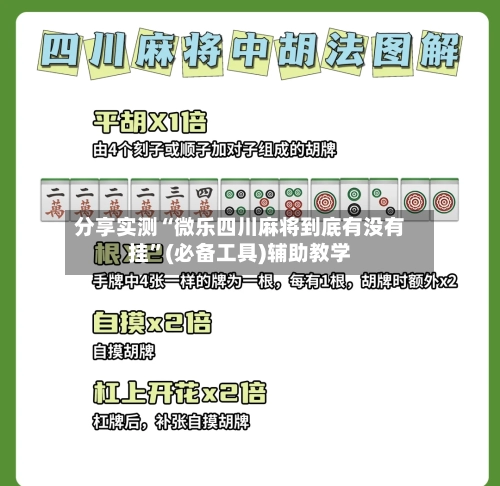 分享实测“微乐四川麻将到底有没有挂”(必备工具)辅助教学-第3张图片