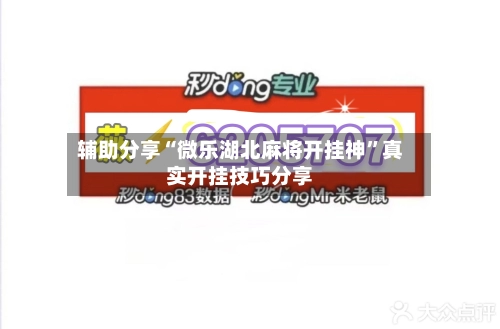 辅助分享“微乐湖北麻将开挂神”真实开挂技巧分享-第2张图片