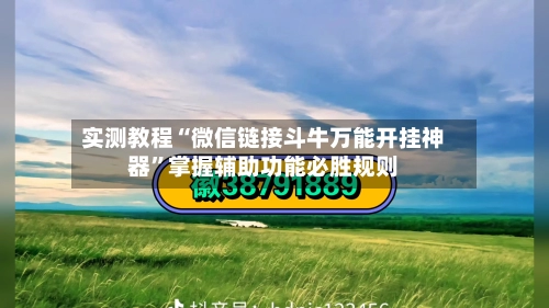 实测教程“微信链接斗牛万能开挂神器”掌握辅助功能必胜规则-第3张图片