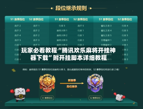 玩家必看教程“腾讯欢乐麻将开挂神器下载”附开挂脚本详细教程-第2张图片