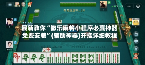 最新教你“微乐麻将小程序必赢神器免费安装”(辅助神器)开挂详细教程-第3张图片