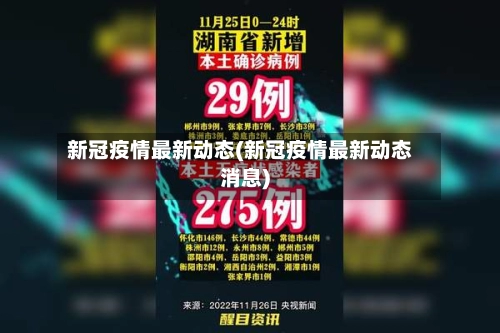 新冠疫情最新动态(新冠疫情最新动态消息)