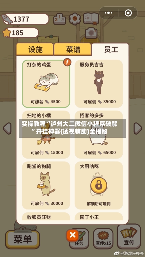 实操教程“泸州大二微信小程序破解”开挂神器{透视辅助}全揭秘-第2张图片