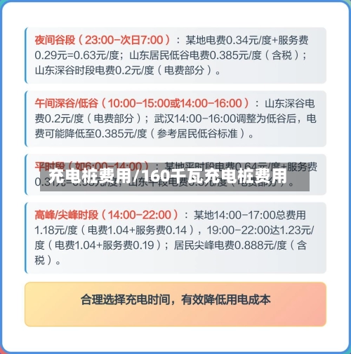 充电桩费用/160千瓦充电桩费用-第3张图片