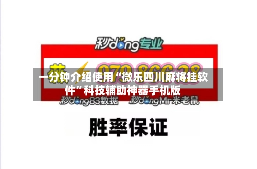 一分钟介绍使用“微乐四川麻将挂软件”科技辅助神器手机版-第2张图片