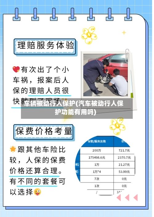 车辆被动行人保护(汽车被动行人保护功能有用吗)