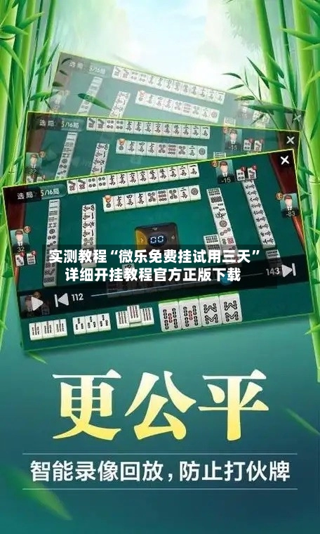 实测教程“微乐免费挂试用三天	”详细开挂教程官方正版下载-第2张图片