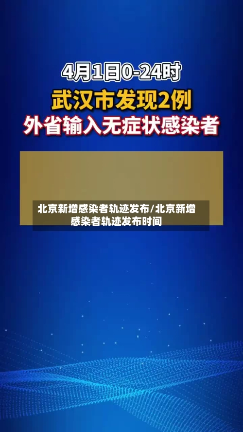 北京新增感染者轨迹发布/北京新增感染者轨迹发布时间-第2张图片