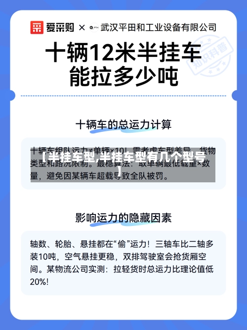 【半挂车型,半挂车型有几个型号】-第2张图片