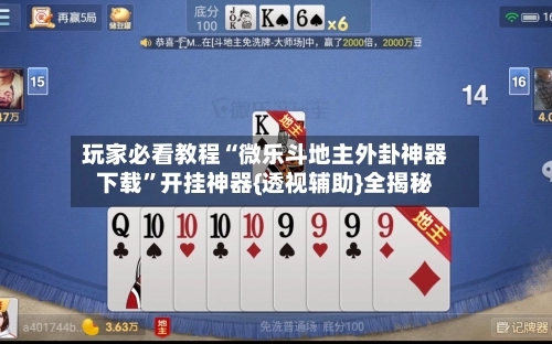 玩家必看教程“微乐斗地主外卦神器下载”开挂神器{透视辅助}全揭秘-第3张图片