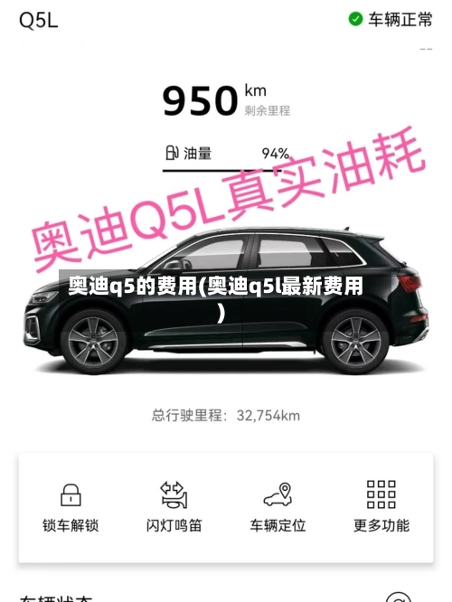 奥迪q5的费用(奥迪q5l最新费用)