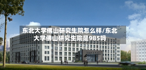 东北大学佛山研究生院怎么样/东北大学佛山研究生院是985吗-第2张图片