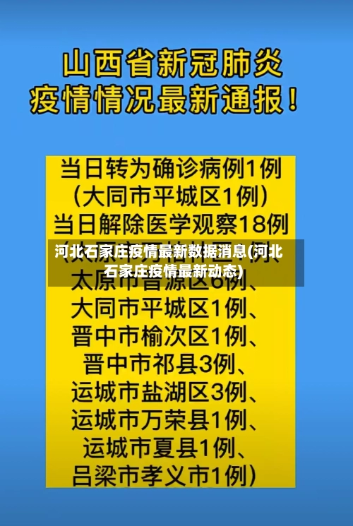 河北石家庄疫情最新数据消息(河北石家庄疫情最新动态)