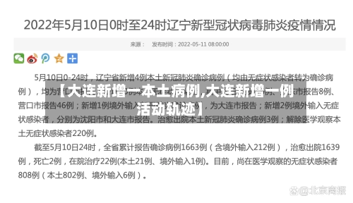【大连新增一本土病例,大连新增一例活动轨迹】-第2张图片