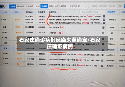 石家庄确诊病例感染来源确定/石家庄确证病例