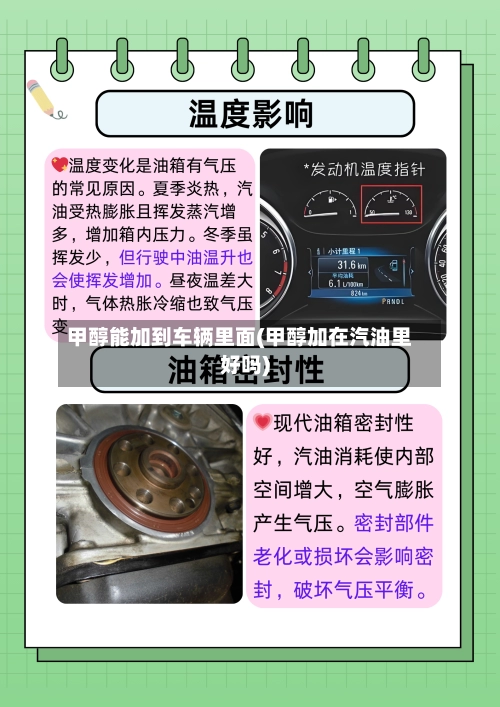 甲醇能加到车辆里面(甲醇加在汽油里好吗)