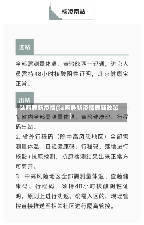 陕西最新疫情(陕西最新疫情最新政策)