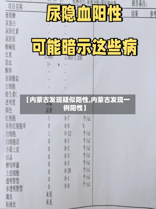 【内蒙古发现疑似阳性,内蒙古发现一例阳性】-第2张图片