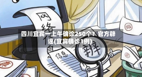 四川宜宾一上午确诊250个？官方辟谣(宜宾确诊1例)