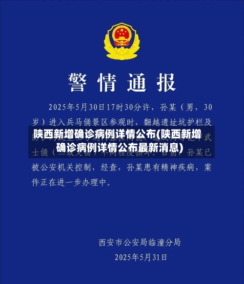 陕西新增确诊病例详情公布(陕西新增确诊病例详情公布最新消息)
